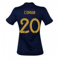 Frankreich Kingsley Coman #20 Fußballbekleidung Heimtrikot Damen WM 2022 Kurzarm